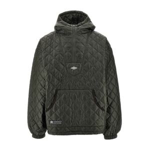 엄브로 퀼티드 후드 풀오버 재킷 UBMW0334FA209 GRN0010