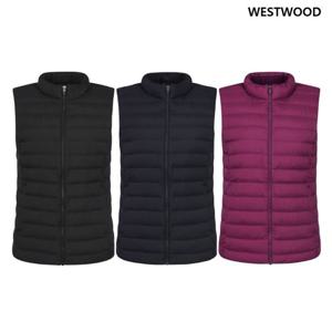 [웨스트우드] 여성 에센셜 경량 다운 베스트 조끼 (3컬러) WP4WTDV620