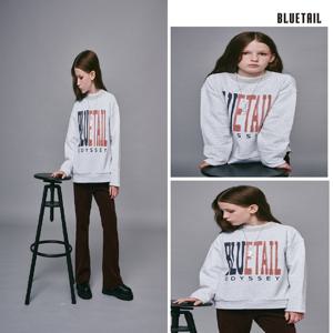 [블루테일]AZH4TS01LG 라운드 슬릿 라이트그레이 맨투맨