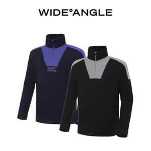 [와이드앵글]WG 컬러블록 와이드 카라 티셔츠 M WMW23272