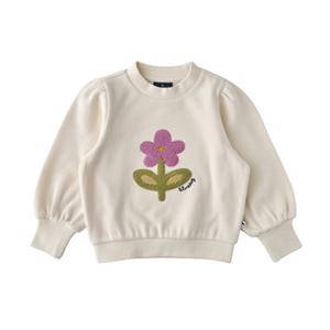 블루독스튜디오 [블루독](CR)플라워스웨트셔츠(25C1533450) FW25겨울상품 여아기모티셔츠