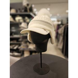 [마스터바니에디션] (421E4CP207) 여성 꽈배기 챙 비니 모자