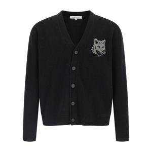 메종키츠네 가디건 PM00509KM03290391 Black