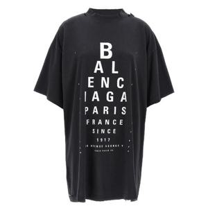 BALENCIAGA 39옵티컬39 티셔츠 811688TRVU69034