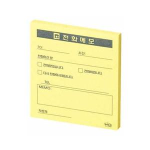 3M 포스트잇 860 전화메모/69x75mm 50매 박스(100개입)