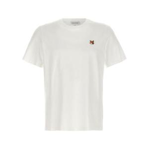 메종키츠네 폭스 헤드 레귤러 티셔츠 PM00107KJ7026P100 White
