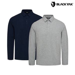 블랙야크 남성 자이언 카라 긴팔티 무지 등산 티셔츠 1BYKTWU003