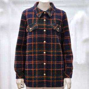 [프렐린]RBB254020 아우터형 겨울 체크 남방