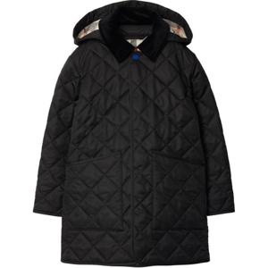 버버리 키즈 퀼팅 체크 후드 패딩 코트 자켓(블랙) 8092531 12,14Y (성인착용가능)