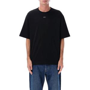 오프화이트 반팔 티셔츠 OMAA120F25JER00D 1041 BLACK CL