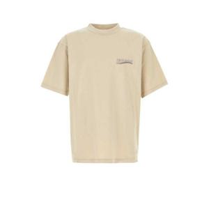 발렌시아가 반팔 티셔츠 830247TSVF3 8573 BEIGE O TAN