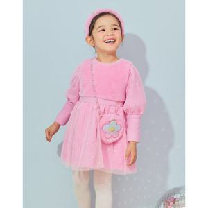 [프렌치캣(백)]PK 꽃 샤 가방원피스(Q46DAO090)