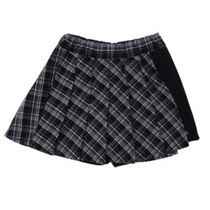 [티파니(정상)]BK 체크 배색 큐롯 PT T55KAP010