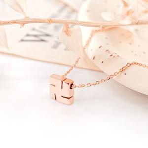 오팔하우스 14k 통통한 만자 목걸이 OPDLN5770