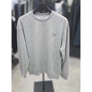 [써드케이]자수스마일포인트맨투맨 mq6tu136 097 그레이 DG