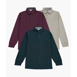 [피에르가르뎅]와플 제천 카라 티셔츠 PPTS3902