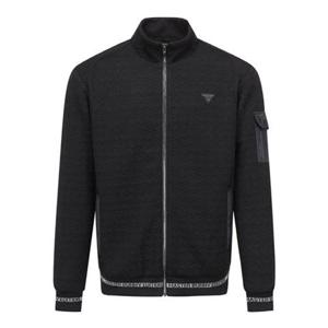 [마스터바니에디션] (411E4JP581)남성 엠보 하운드투스 패딩 레이어드 점퍼