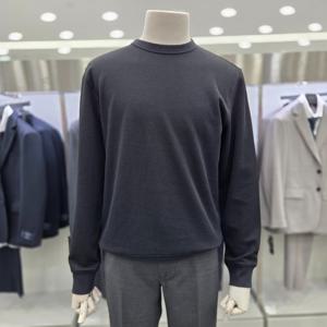 [앤드지]면 혼방 맨투맨 티 JBSF4TR1102 BK1