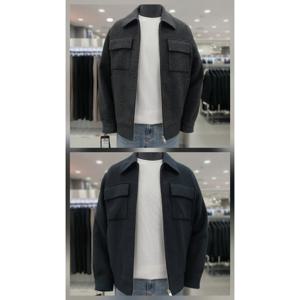 [앤드지]25 F/W 캐쥬얼 모 혼방 점퍼형 자켓2종 HZF4KG1104_GN