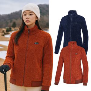 비티알 여성 겨울 웰론 부클 골프 후리스 패딩 자켓 BSC659SJ7W