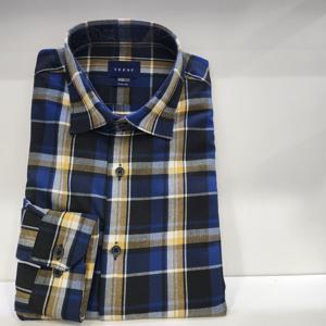 [예작]예작 YJ3WUA782 구김걱정없는 빅체크  패턴 기모남방 슬림