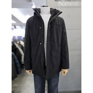 바쏘옴므 세이브존03 바쏘옴므 남자 블랙 구스 라이너 후드 점퍼 WSAGA5UA51A