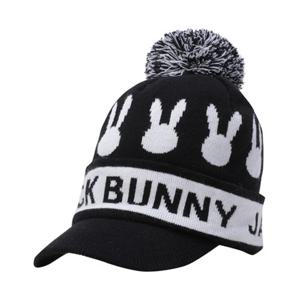 [파리게이츠] (531E4CPJ21)공용 잭바니 래빗 자카드 폼폼이 비니캡