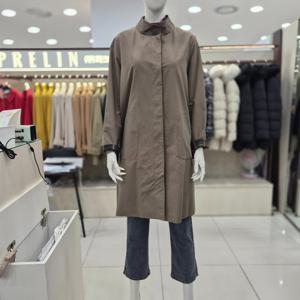 [프렐린]하이넥 롱 트렌치코트 ROT253010