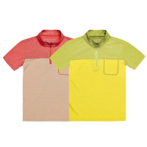 콜핑 여아동 멜란지 하이쿨 등산 반팔 반집업 티셔츠 1602TK514G