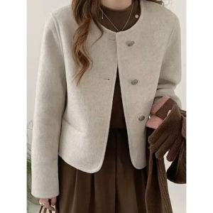 [예쎄](예쎄) 노카라 솔리드 숏자켓(S5FJK020A)