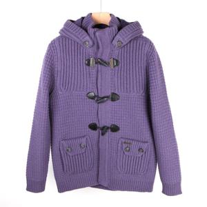 [클로딩캡슐] 니트 하프 가디건 자켓 퍼플 42B8060 286