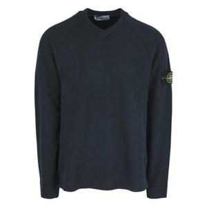 스톤아일랜드 브이넥 골지 롱슬리브 니트 781564856 V0020