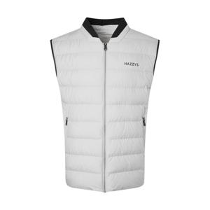 헤지스 골프 25FW 그레이 남성 경량 스윙 다운 베스트 HUJU5D712G1