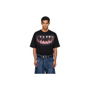 25 FW 디젤 남성 블랙 T 박스트 T21 티셔츠 252001M213009