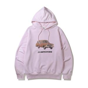 [지프]남여공용 체로키 프린팅 후드티셔츠 (JP5THU834)