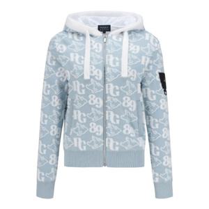 M 파리게이츠골프자켓 NQC 521D4SD605_BL 여성 플러피 로고 후드 집업 가디건