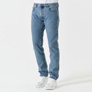 오프화이트 OMYA102 디아그 탭 슬림진 블루