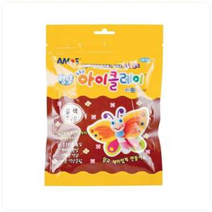 아모스 탱탱아이클레이 50g 갈색 1개 신나는놀이 아이클레이 클레이아트