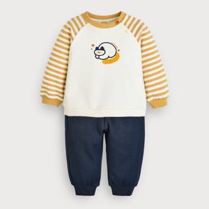 [모이몰른]유아 캣츠 밍크 기모 상하복 M254STB12P