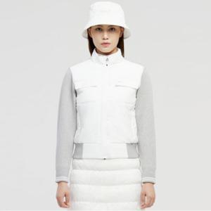 [와이드앵글]여성 TO 포켓 포인트 패딩 방풍 풀집 스웨터 M.GREY(WWW25K33MK)