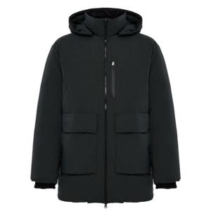 [와이드앵글]남성 CO 아웃포켓 후드 롱 다운 자켓 Khaki(WMW25572K7)