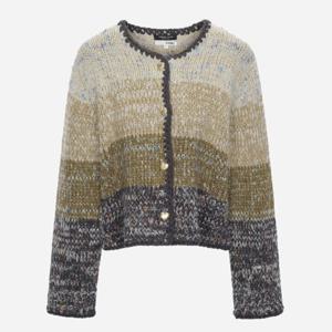 [써스데이아일랜드][여성]컬러 블럭 멀티 가디건 T256MCD905W