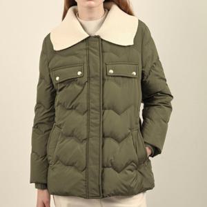 [올리비아로렌]VVCKD4WA181 니트카라덕다운하프점퍼