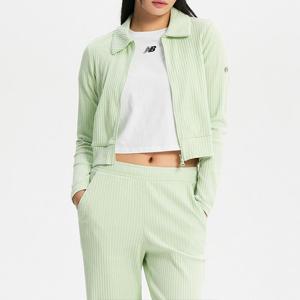 뉴발란스자켓 DQJ NBMDE2W322-41 W 소프트 골지 카라 투웨이 집업(SLIM FIT)