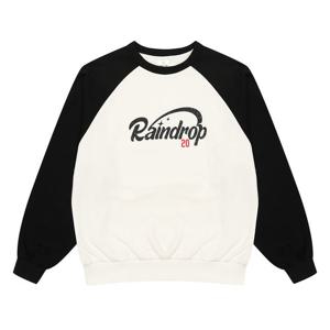 [에꼴리에]루즈핏 배색 라글란 맨투맨티 24RT492