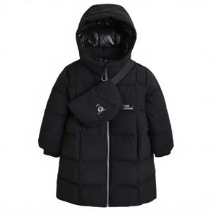 [컬리수]UNI벤치 롱 다운점퍼 가방세트 C244JM353P_BK