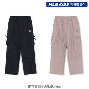 [MLB키즈US] (7FWPB1856) 걸즈 리본 카고 투웨이 융기모 우븐팬츠 아동바지 키즈바지