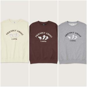 [플랙진] CASPER 콜라보 맨투맨 티셔츠 PWTF1WSK41U