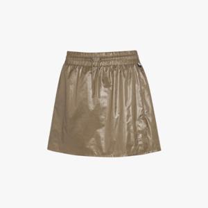 디아도라반바지 AQS D5222TSK92BGL 크로스코트 페이크 레더 스커트 BEIGE