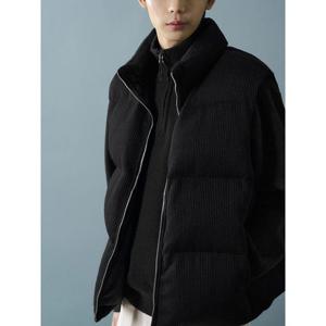 (215Y38CYY5) [에잇세컨즈] 니트 패딩 베스트  블랙